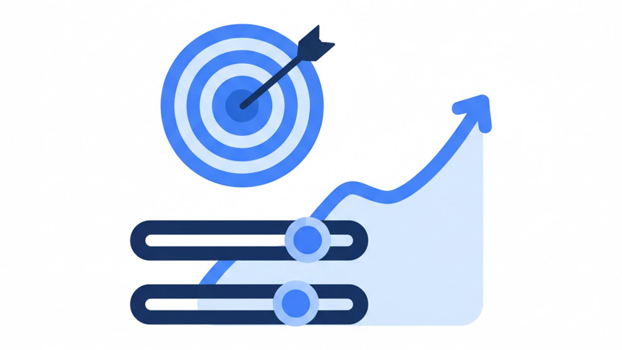 אילוסטרציה: כלי Bid Target Adjustment להתאמת יעד ההצעה בגוגל אדס